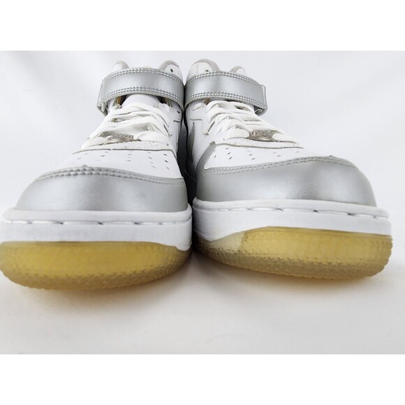 Vintage Nike 2001 Air Force 1 Mid B 624039-102 Size 11.5  Sneaker Shoe One White main image 4